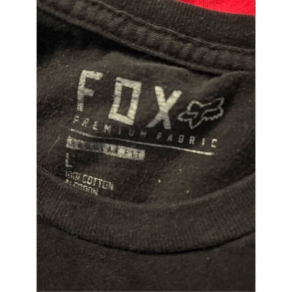 Fox Racing Black and Blue Short Sleeve T-Shirt. Size Large - Picture 2 of 6